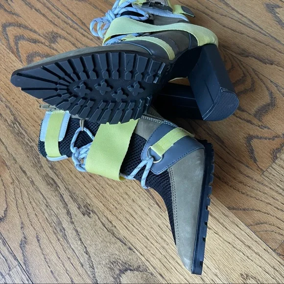 New Steve Madden Illusions Mesh Booties Ankle Booties Size 7 - Picture 8 of 15